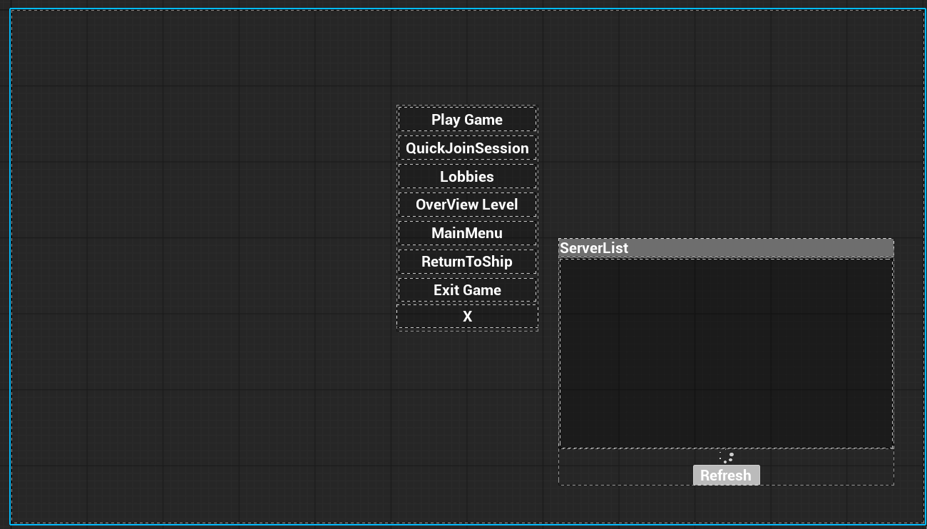 Main menu multiplayer options